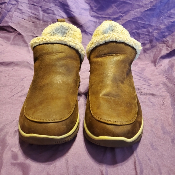 Skechers easy going gold rush casual boots vegan leather faux fur size 6 - Picture 7 of 10